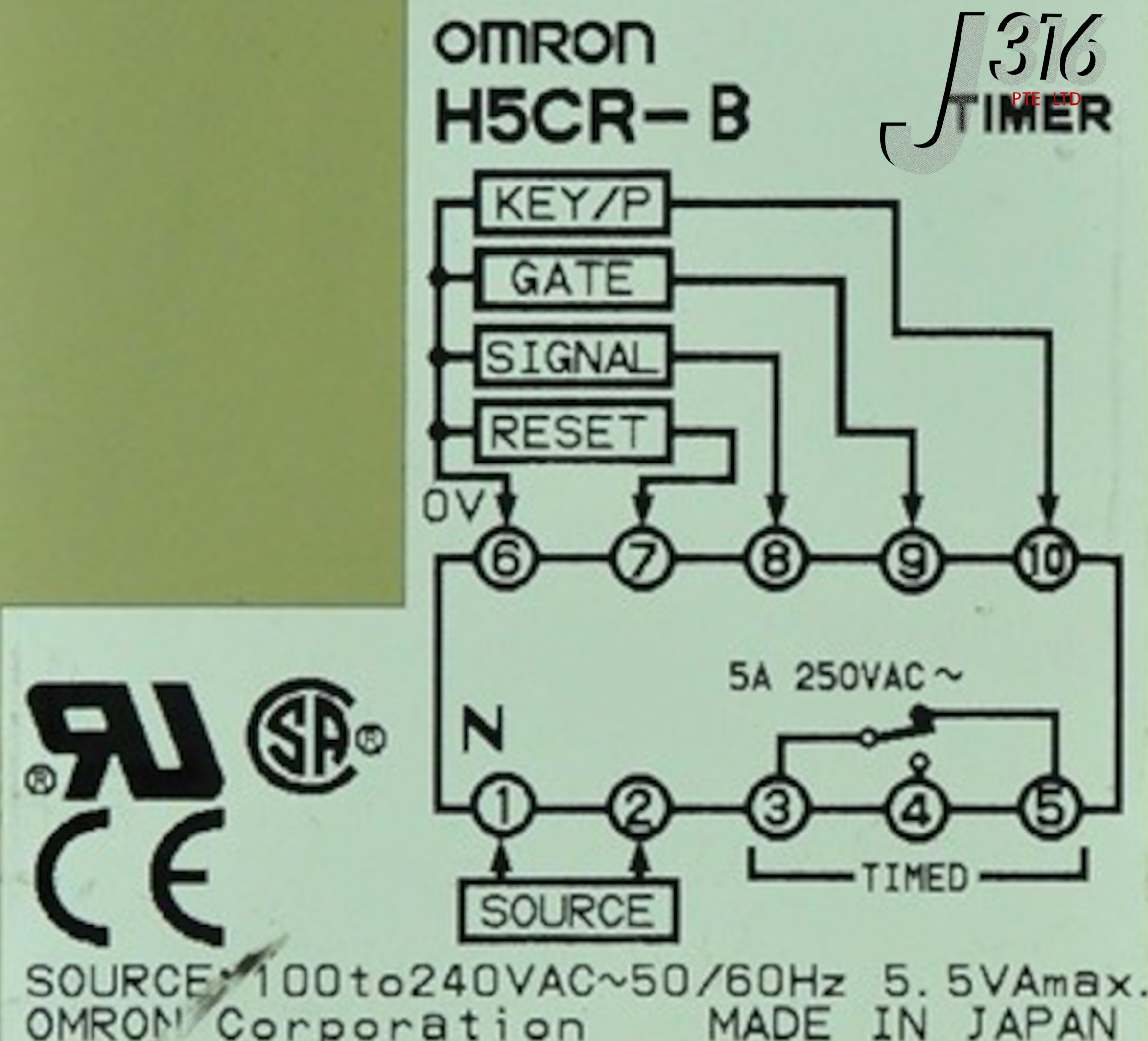 1209 OMRON TIME RELAY H5CR-B - J316Gallery